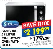 Samsung 28L Microwave Oven With Grill