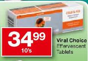 Viral Choice Effervescent Tablets-10's