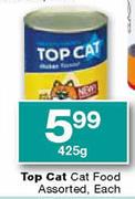 Top Cat food Assorted-425g