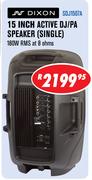 Dixon 15 Inch Active DJ/PA Speaker (Single) SDJ1507A