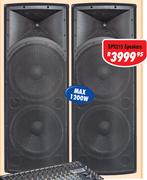 Dixon Dual 15" DJ/PA Speakers (Pair) SPX215