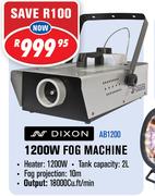 Dixon 1200W Fog Machine AB1200