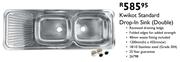 Kwikot Standard Drop-In  Sink(Double)