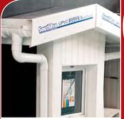 Southpro D-Shape PVC Downpipe 80mm- 3m (14415)