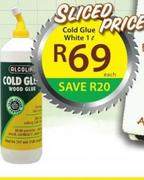 Cold Glue White-1ltr Each