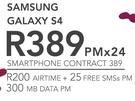 Samsung Galaxy S4-On Smartphone Contract 389