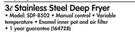 Sunbeam 3Ltr Stainless Steel Deep Fryer SDF-8502