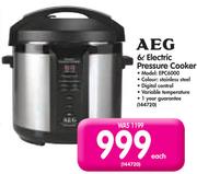 AEG 6Ltr Electric Pressure Cooker EPC6000