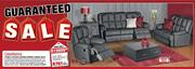 Casablanca 3 Piece 3 Action Leather Uppers Lounge Suite