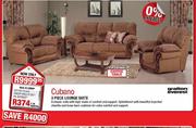 Cubano 3 Piece Lounge Suite
