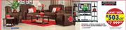 Commagomma Everest 4 Piece Lounge Suite + Vista Entertainment Unit