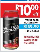 Black Label Beer-24x440ml