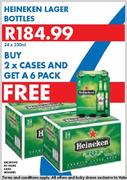 Heineken Lager Bottles-24x330ml