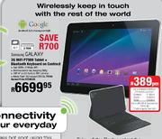Samsung Galaxy 3G WiFi P7500 Tablet + Bluetooth Keyboard 