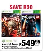 XBox 360 Assorted Games (Asura's Wath, Mass Effect 3)-each