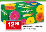 Twinsaver Rainbow/White Tissues-190's