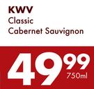 KWV Classic Cabernet Sauvignon-750ml