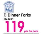 Dinner Forks-Per 36's Pack