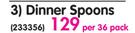 Dinner Spoons-Per 36's Pack