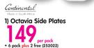Continental Octavia Side Plates-Per Pack