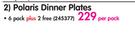 Continental Polaris Dinner Plates-Per Pack