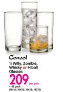 Consol Willy,Zombie,Whisky Or Hiball Glasses-48's Per Pack