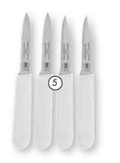 Paring Stainless Steel Knives-Per 4's Pack