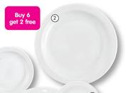 Continental Blanco Dinner Plates-Per Pack
