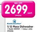 Kelvinator  White 12 Place Dishwasher-Each
