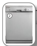 Kelvinator Metallic Finish 12 Place Dishwasher-Each