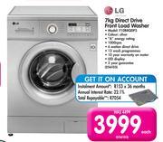 LG 7kg Direct Drive Front Load Washer-Each