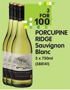 Porcupine Ridge Sauvignon Blanc-3x750ml