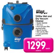 WAP 1500W Wet And Dry Vacuum Cleaner-Each