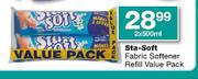 Sta-Soft Fabric Softener Refill-2x500ml