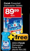 Finish Powerball Dishwasher Tablets-42's