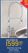 Tivoli Barletta Spring Sink Mixer Chrome TVKIBR55/CH -Each