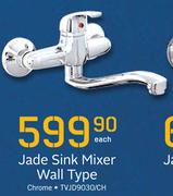 Amalfi Jade Sink Mixer Wall Type Chrome TVJD9030/CH-Each