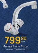Tivoli Monza Basin Mixer Chrome TVMN1940/CH-Each
