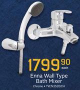 Tivoli Enna Wall Type Bath Mixer Chrome TVEN3520/CH-Each