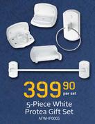 Amalfi 5-Piece White Protea Gift Set AFWHP0005-Per Set