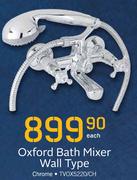 Amalfi Oxford Bath Mixer Wall Type Chrome TVOX5220/CH-Each