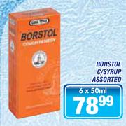 Borstol C/Syrup Assorted-6 x 50ml