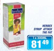 Herbex Syrup Attack The Fat-1 x 300ml