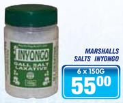 Marshalls Salts Inyongo-6 x 150g