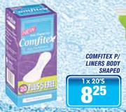 Comfitex P/Liners Body Shaped-1 x 20's