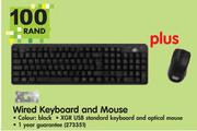 XGR Wired Keyboard And Mouse