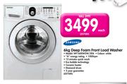 Samsung 6kg Deep Foam Front Load Washer WF1600W5W/XFA