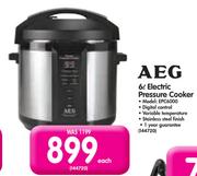 AEG 6L Electric Pressure Cooker-EPC6000