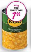Koo Sweetcorn-415g