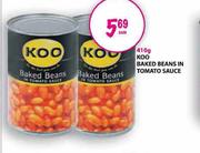 Koo Baked Beans in Tomato Sauce-410g each